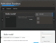 Tablet Screenshot of extrusiontoolinggroup.com